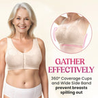 📢📢BIG SALE !!⏰Comfortable Wireless Shaping Front-Fasten Bra