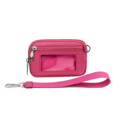 Portable Wristlet Wallet for Bank Card and Coin