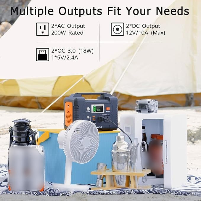 ⚡⚡200W Portable Power Station with Display