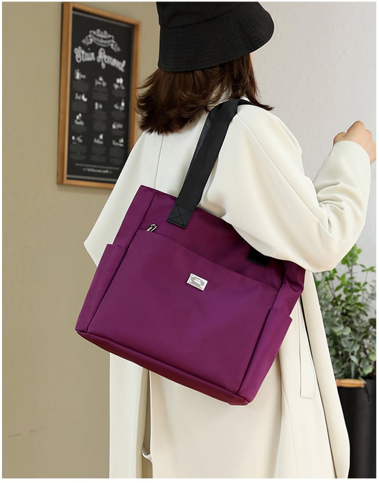 🔥Hot Sale🔥 2024 Large Capacity Waterproof Multi Pocket Nylon Shoulder Bag