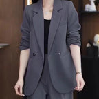 🎉50% OFF🎉Women's Trendy Solid Color Two-Piece Outfits Blazer & Pants