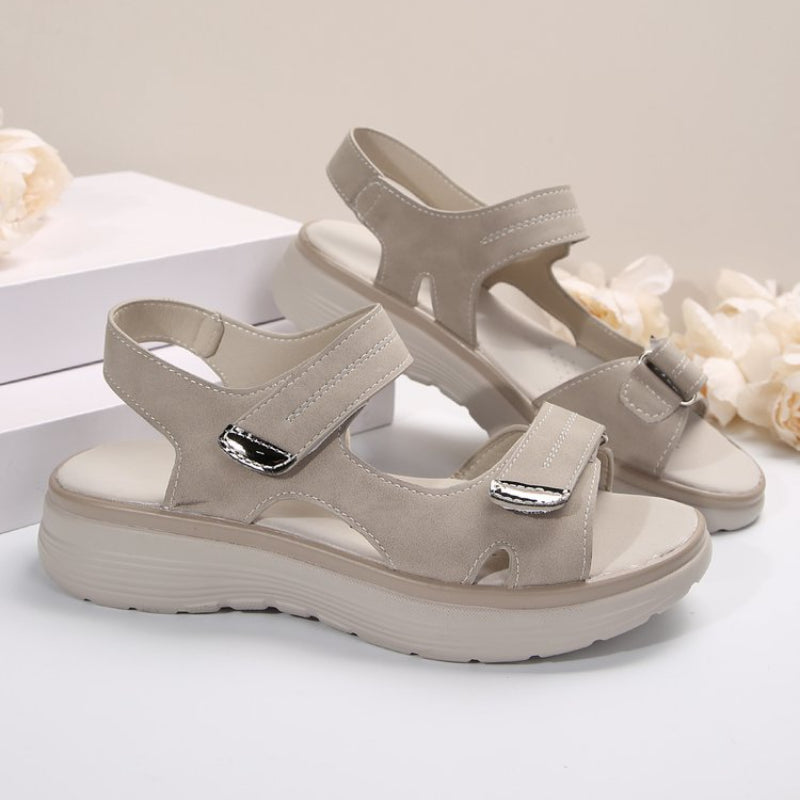 🔥Women’s Wedge Sandals with Hook & Loop Straps