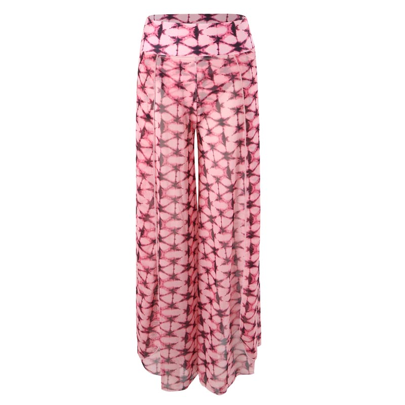 Women's Stylish 3-piece Swimsuit with Bra/ Panties/ High-slit Pants