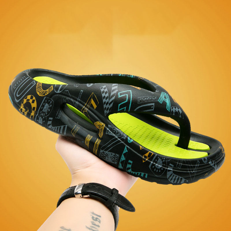 Comfortable Summer Flip Flops with Thick Soles