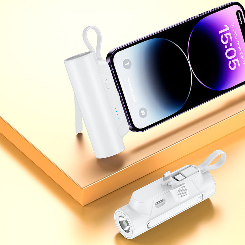 Multi-Function Portable Charger With Cable