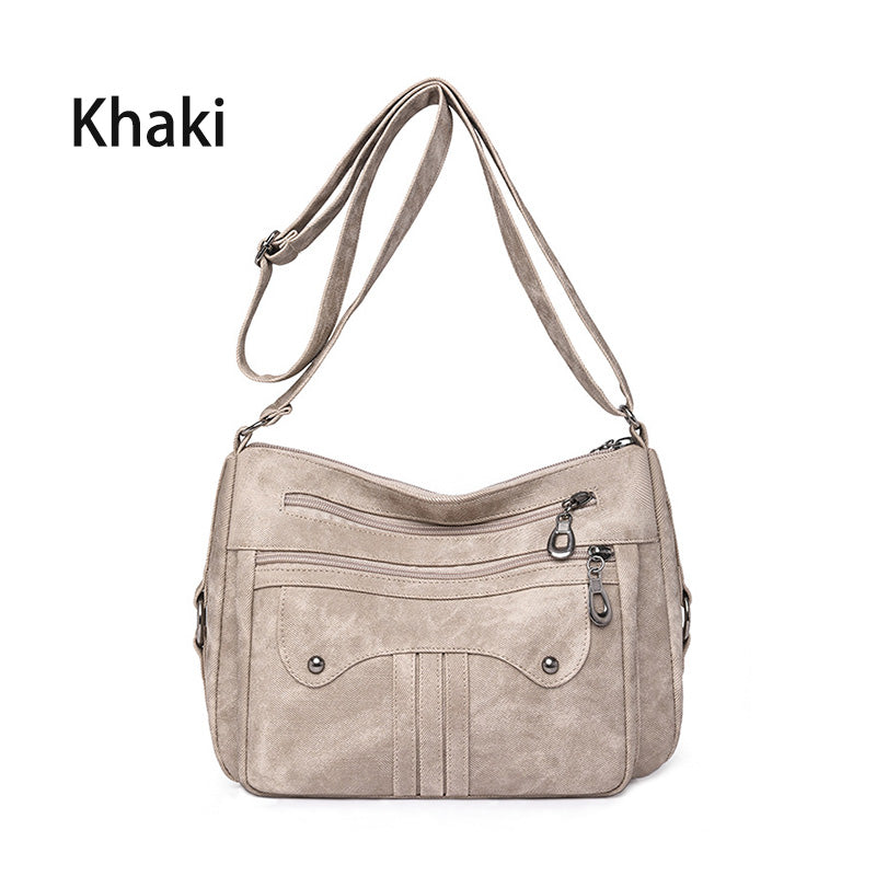 Versatile Vintage Large Capacity Shoulder Crossbody Bag