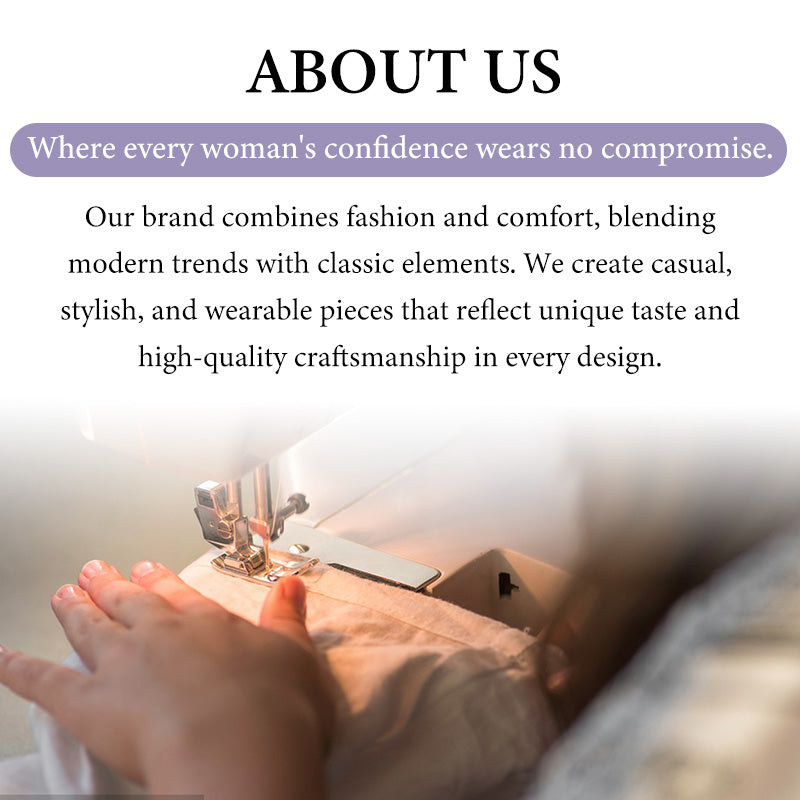 ✨Women's Chic Top & Matching Pants 2-Piece Outfit