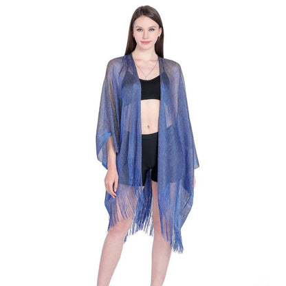Sparkling Tassel Shawl