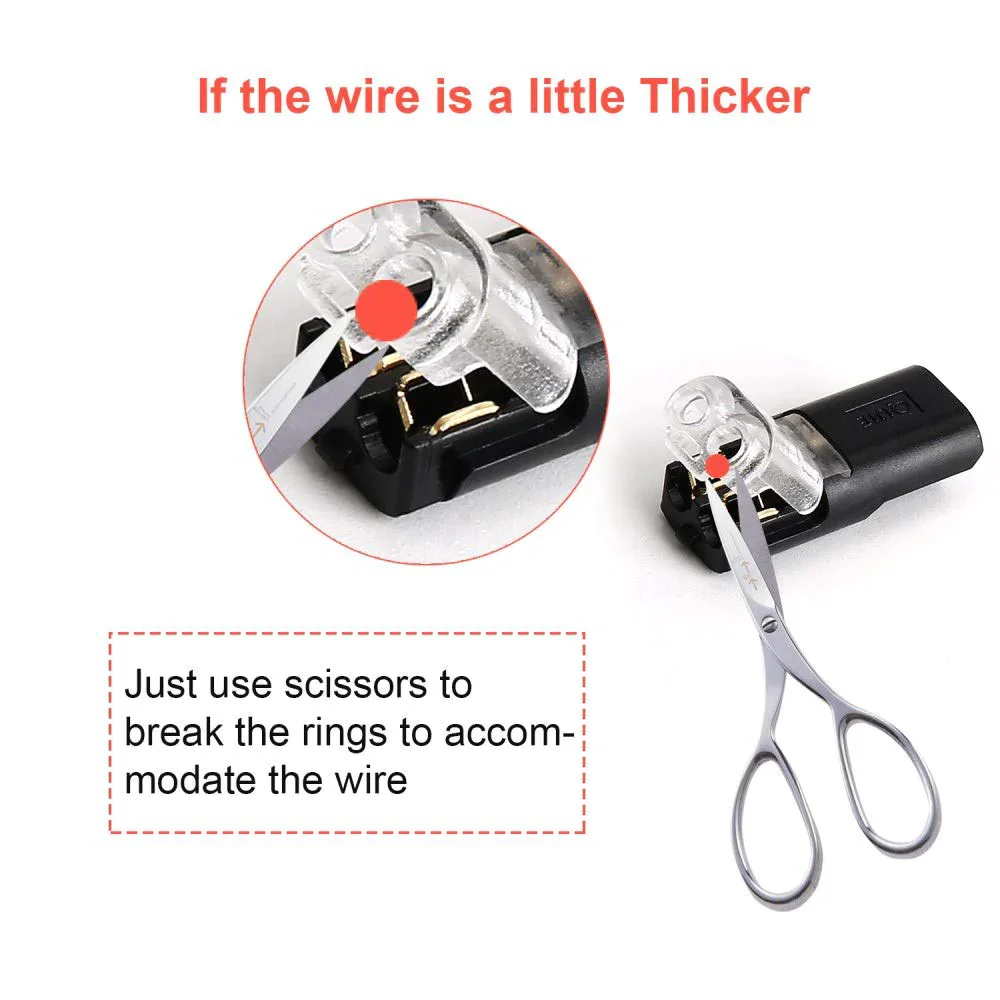 🏆Double-wire Plug-in Connector With Locking Buckle🔩🔒