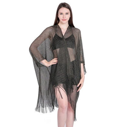 Sparkling Tassel Shawl