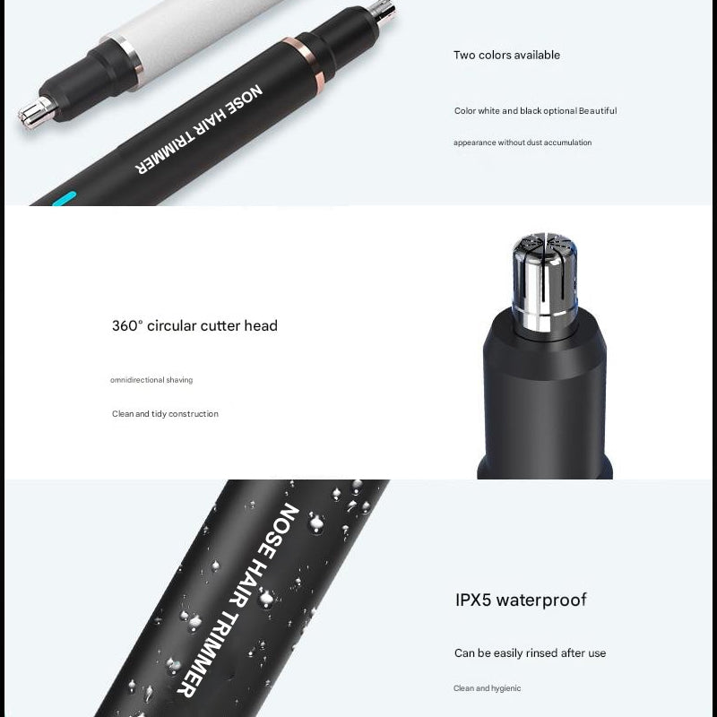 USB Rechargeable Electric Nose Hair Trimmer