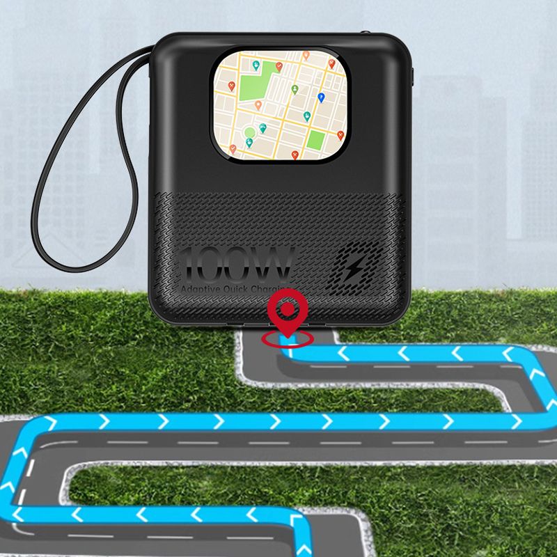 Multifunctional Smart 100W 10000mAh Power Bank Built-in Cable/ Bluetooth Speaker