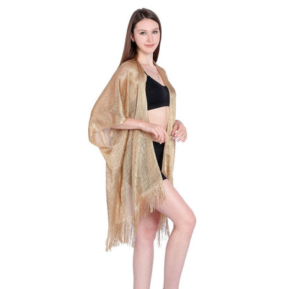 Sparkling Tassel Shawl
