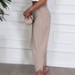 Women's Solid Color Tapered Pants