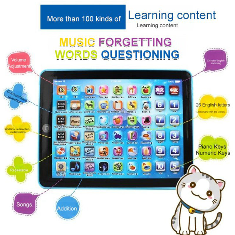 Children's Tablet Pad - Educational Learning and Music Learning