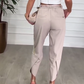 Women's Solid Color Tapered Pants