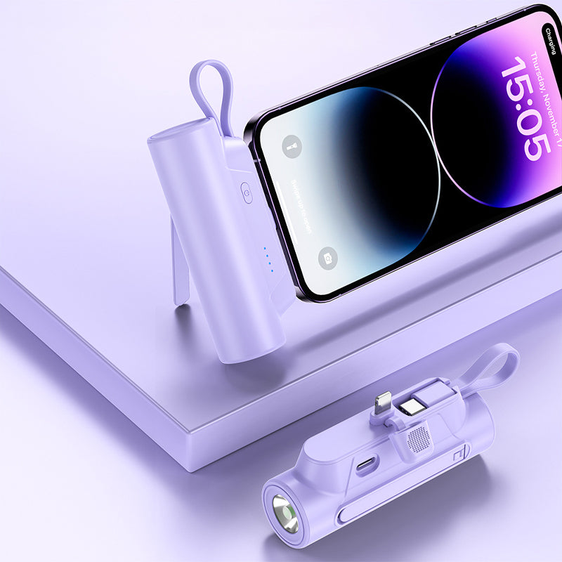 Multi-Function Portable Charger With Cable