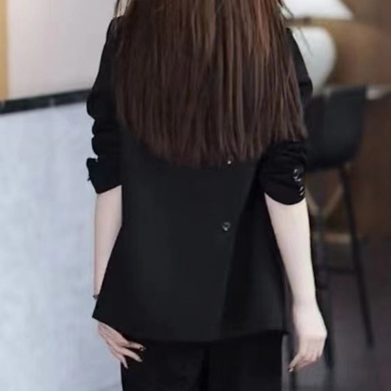 🎉50% OFF🎉Women's Trendy Solid Color Two-Piece Outfits Blazer & Pants