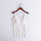 🔥Summer Sale - Stretch Cotton Camisole Built-in Bra