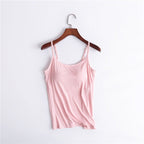 🔥Summer Sale - Stretch Cotton Camisole Built-in Bra
