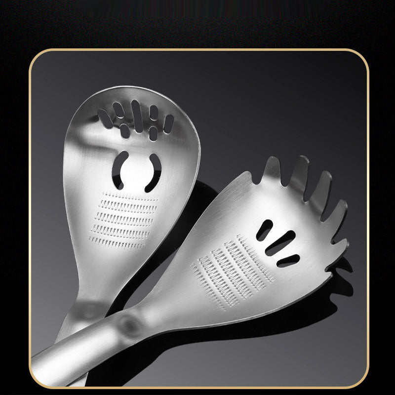 🥄5‑in‑1 Multifunctional Stainless Steel Spoon, Kitchen Multi‑Tool Spoon For Cooking & Baking✨