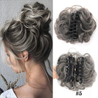 Claw Clip Wig for Natural Hair Bun