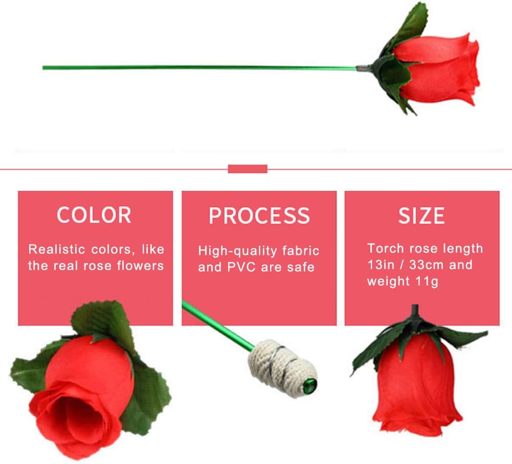 🔥➡️🌹Easy Show 🤩 Magic Rose - Torch to Rose💖