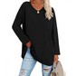 💋Women's Loose Long Sleeve Fashion V-neck Top