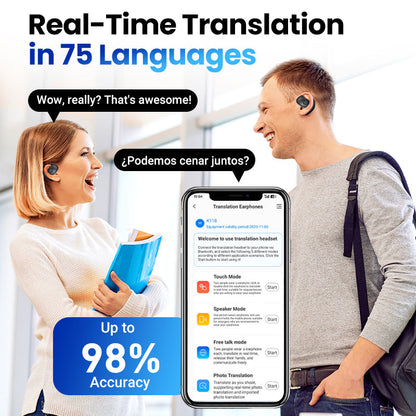 🎉 HOT SALE🎉🎧 Bluetooth AI Translation Headset
