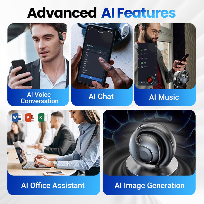 🎉 HOT SALE🎉🎧 Bluetooth AI Translation Headset