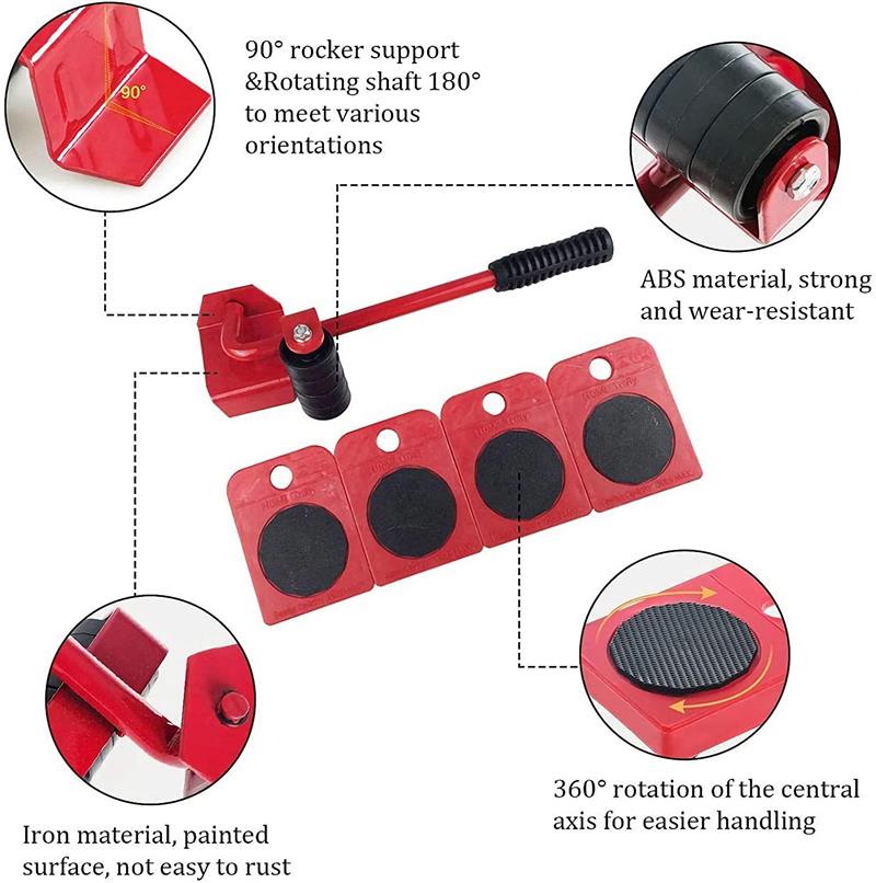 Furniture Lift Sliders-Furniture Moving Device