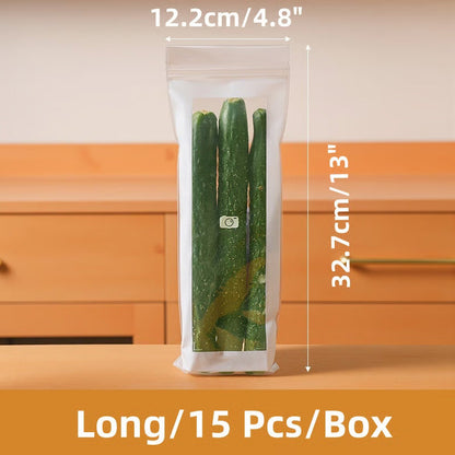 Transparent Food-Grade Reinforced Double-Seal Bags