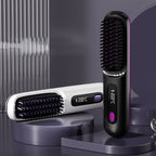 🎁Wireless Ceramic Heating Hair Straightening Comb