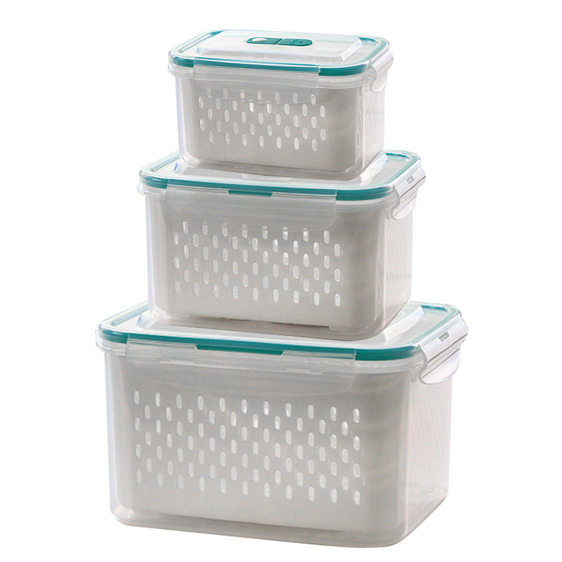 2 in 1 Draining Fresh-Keep Food Container