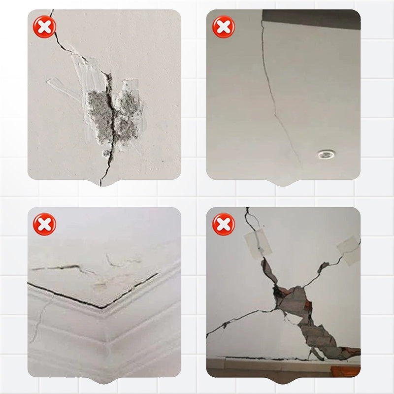 🔧 Elastic Crack Resistant Wall Repair Paste - Flexible & Waterproof Filler for Interior/Exterior Walls with Easy Application 🏠✨