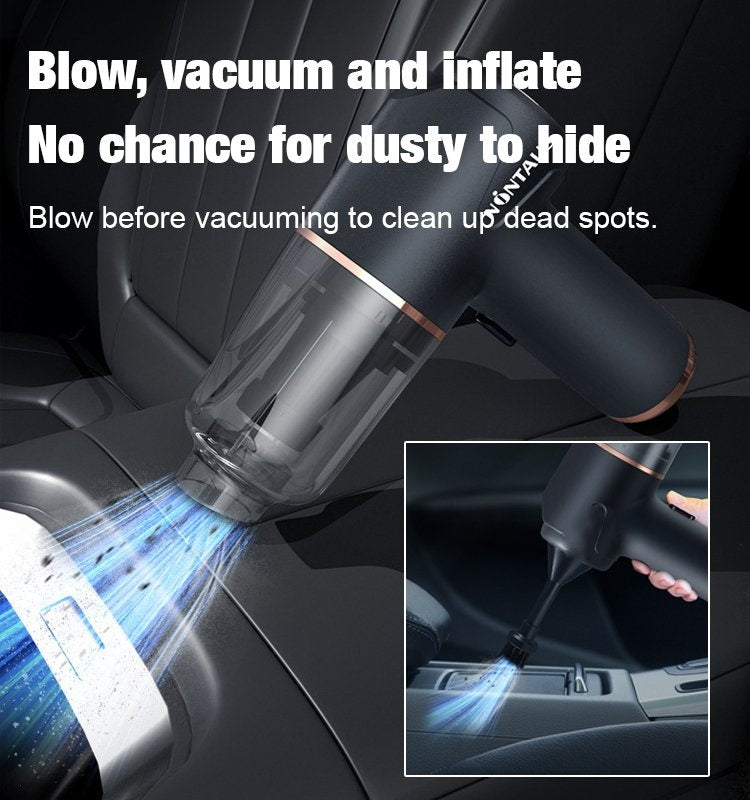 🔥Blow, Vacuum and Inflate all-in-one Cordless Vacuum Cleaner for Home and Car