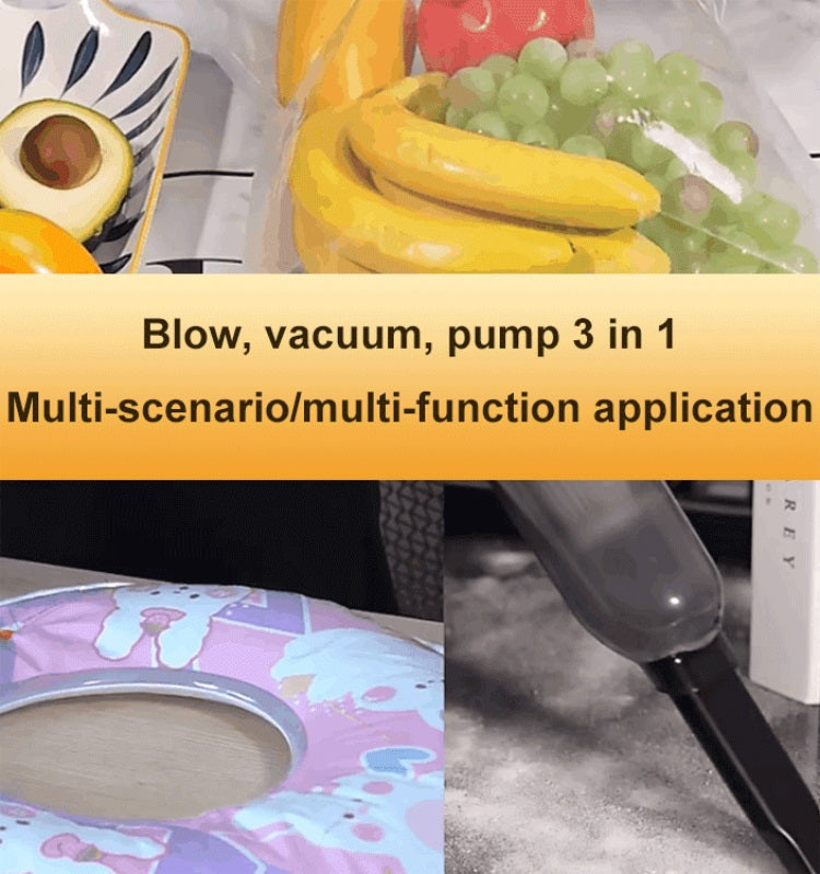 🔥Blow, Vacuum and Inflate all-in-one Cordless Vacuum Cleaner for Home and Car