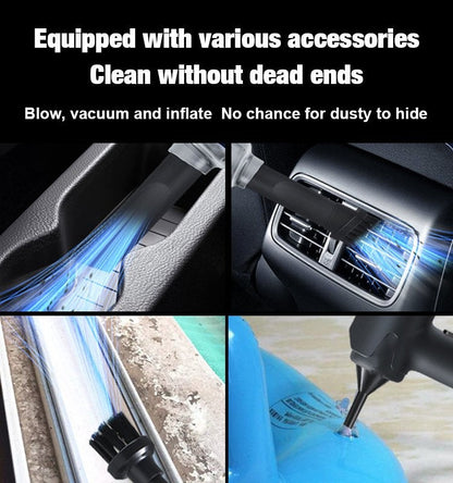 🔥Blow, Vacuum and Inflate all-in-one Cordless Vacuum Cleaner for Home and Car