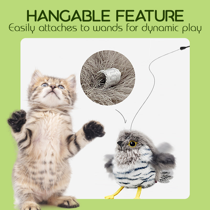 🎁🐱Lifelike Bird-Shaped Interactive Cat Toy