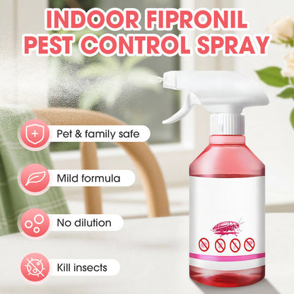 Indoor Fipronil Pest Control Spray. Plant-based Insect Repellent, Natural And Odorless
