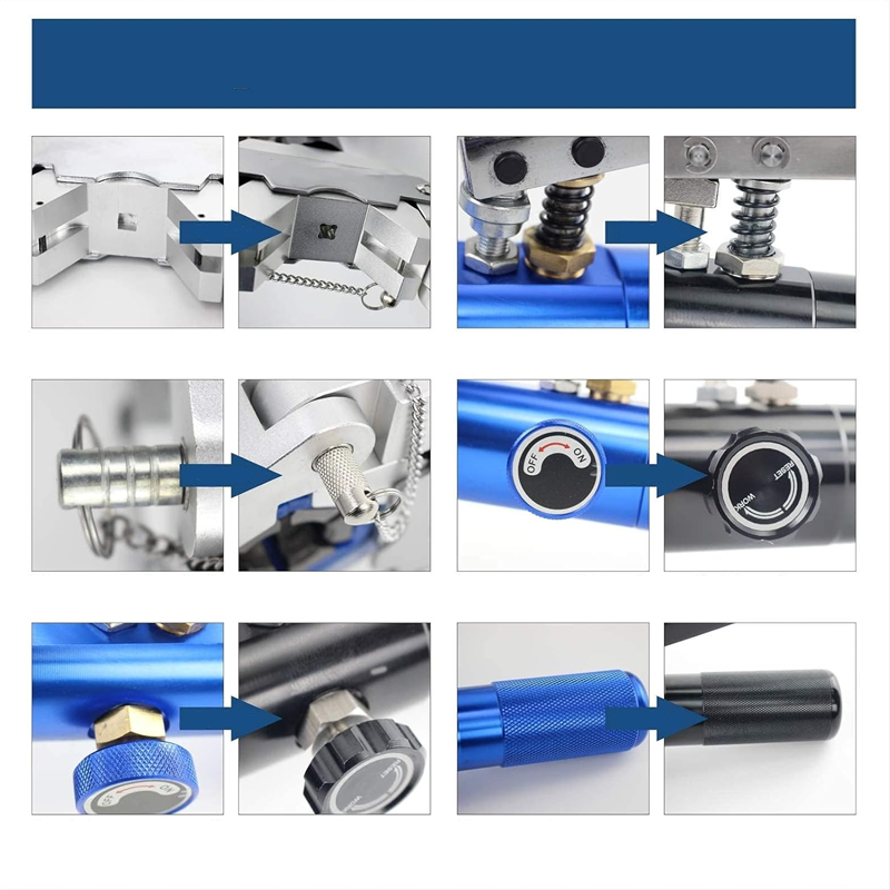 Portable Hydraulic Hose Crimper Kit