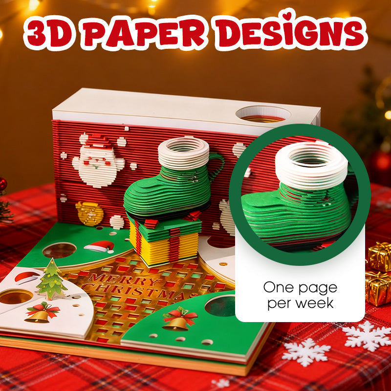 Christmas 3D Paper Decoration Calendar🎄