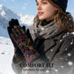 Women's Winter Warm Printed Gloves