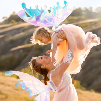 🎄Christmas Hot Sale🎁Rechargeable Electric Fairy Wings with LED Lights and Music🧚‍♀️