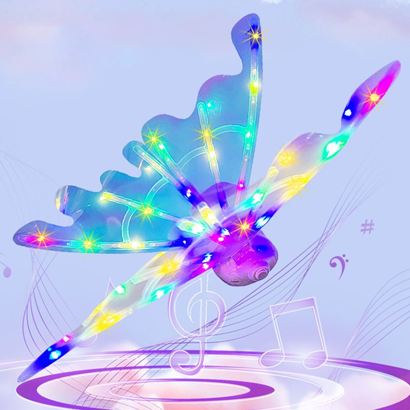 🎄Christmas Hot Sale🎁Rechargeable Electric Fairy Wings with LED Lights and Music🧚‍♀️