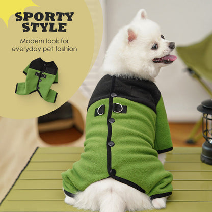 Warm Four-Legged Jacket with Harness