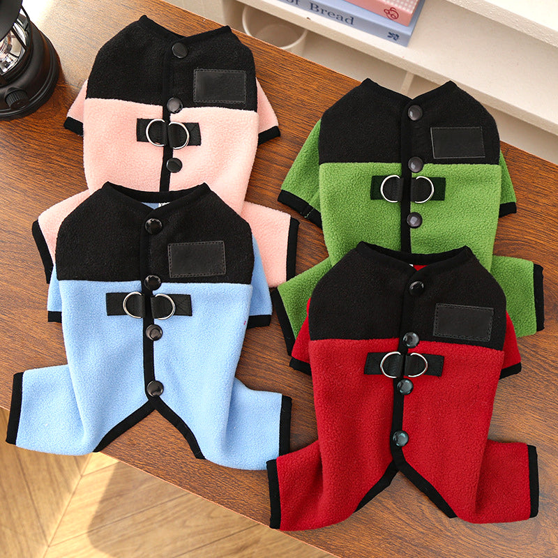 Warm Four-Legged Jacket with Harness