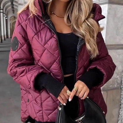 🔥Hot Sale Offers-Women's Diamond Quilted Puffer Jacket