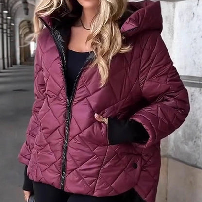 🔥Hot Sale Offers-Women's Diamond Quilted Puffer Jacket