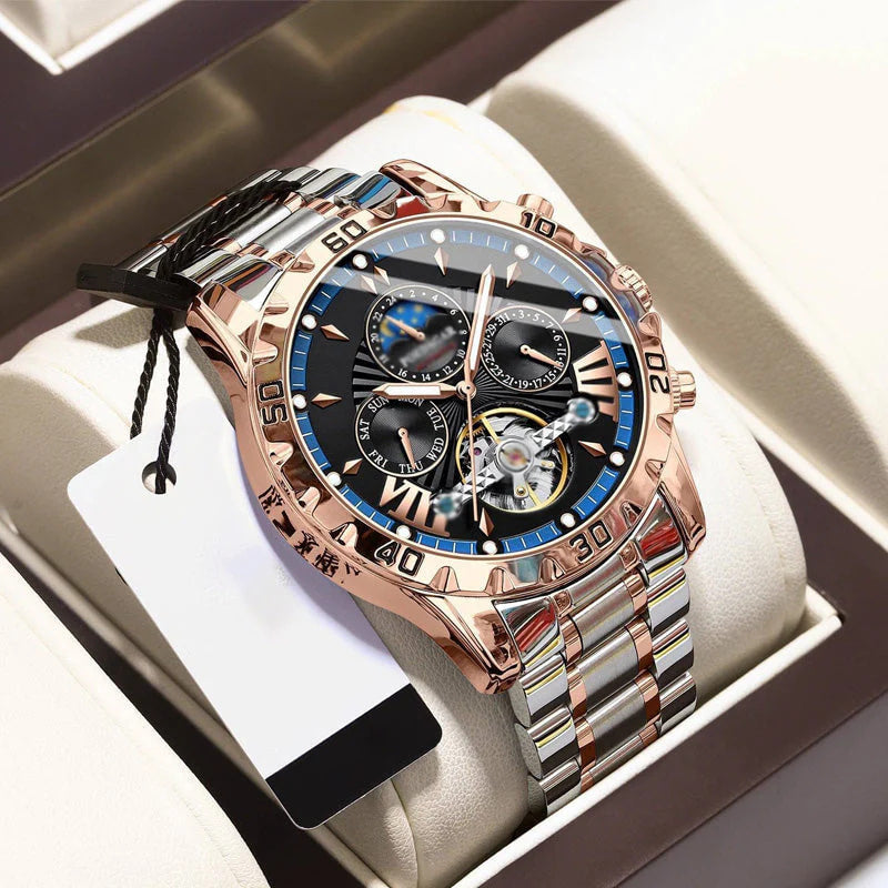 ⌚Swiss Brand New Waterproof Automatic Mechanical Watches
